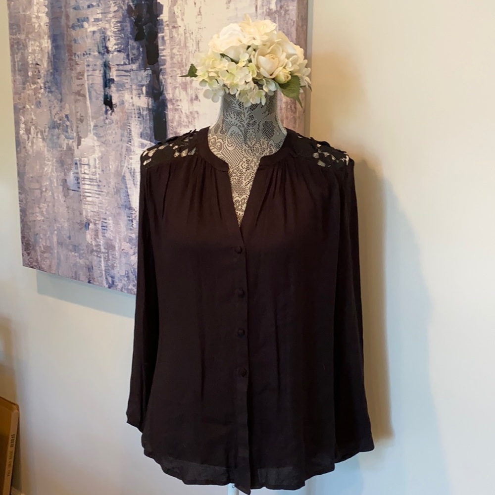 Ella Moss blouse black small
